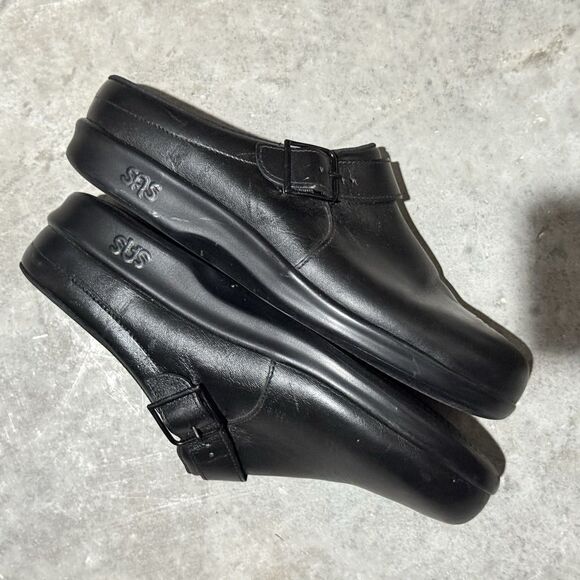 SAS Shoes Women 10M Black Clog Everyday Slide Comfort Tripad Walking - Picture 4 of 10